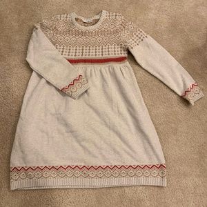 Hanna Andersson North star sweater dress 140